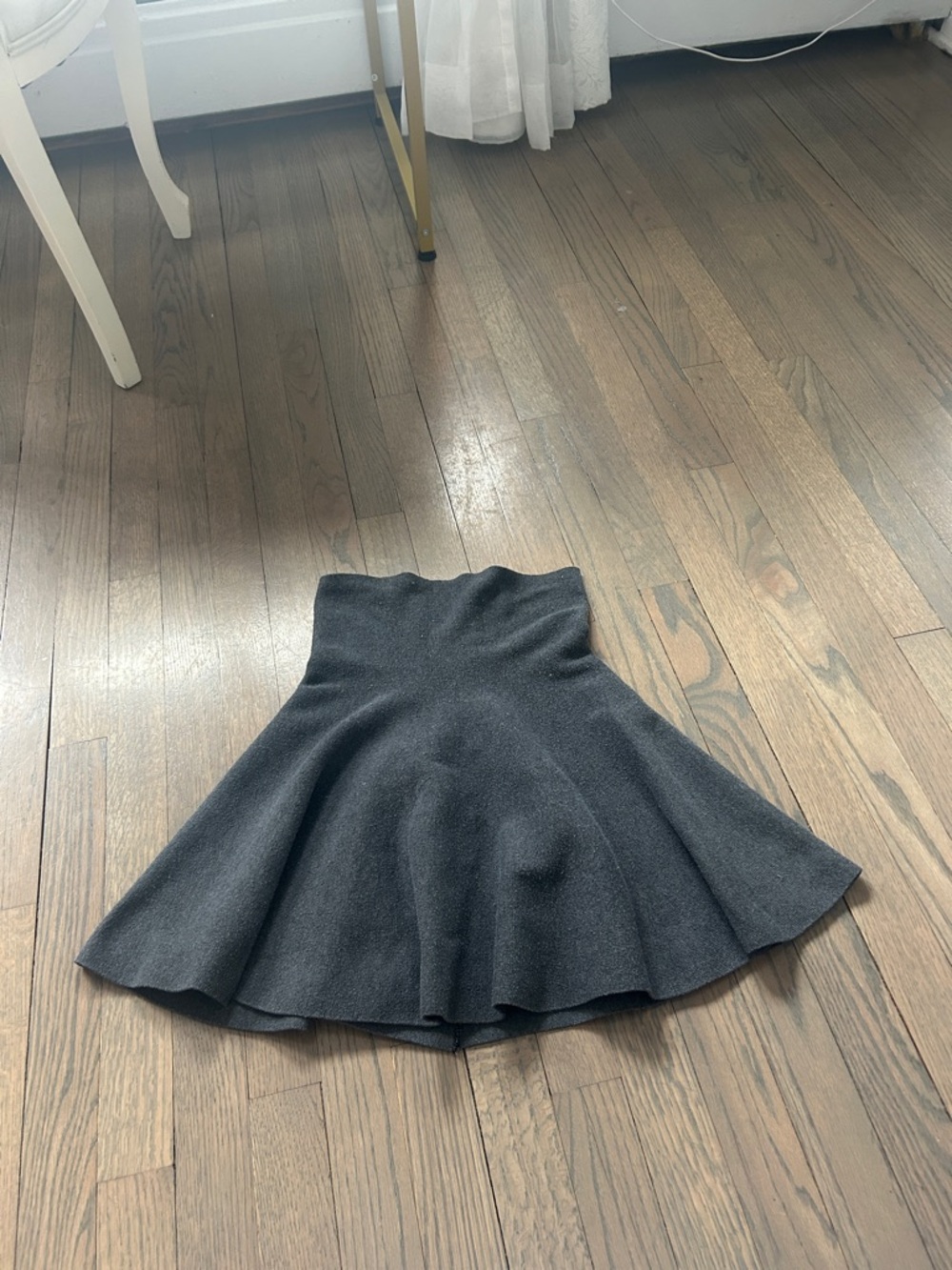 Black Flared Women's Skirt - High-Waist Flare